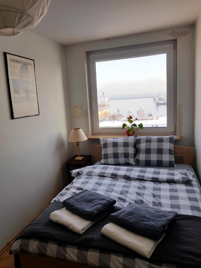 Gdynia Centrum Z Pieknym Widokiem Na Morze I Balkonem 9 Pietro Przy Sea Towers Luaran gambar